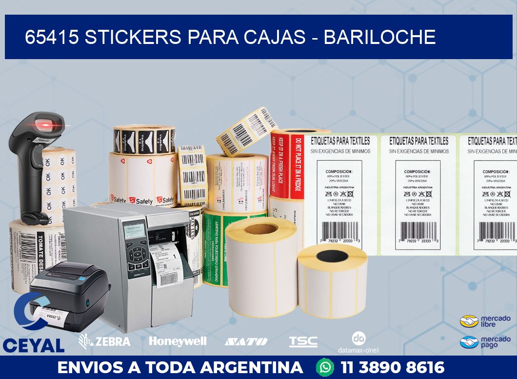 65415 STICKERS PARA CAJAS - BARILOCHE