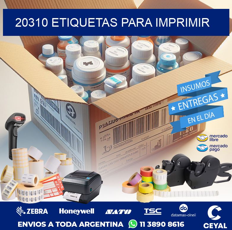 20310 ETIQUETAS PARA IMPRIMIR