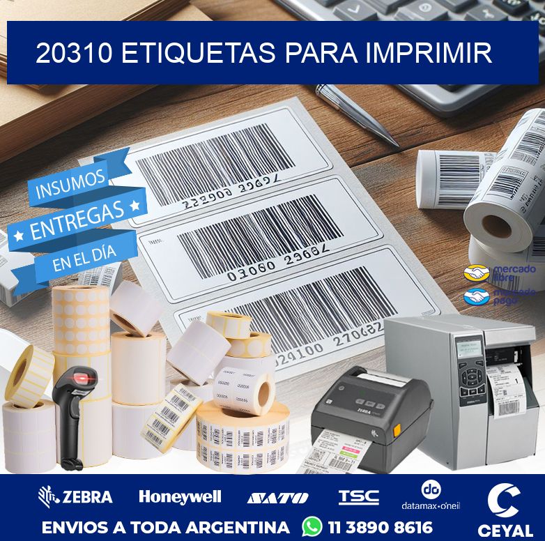 20310 ETIQUETAS PARA IMPRIMIR