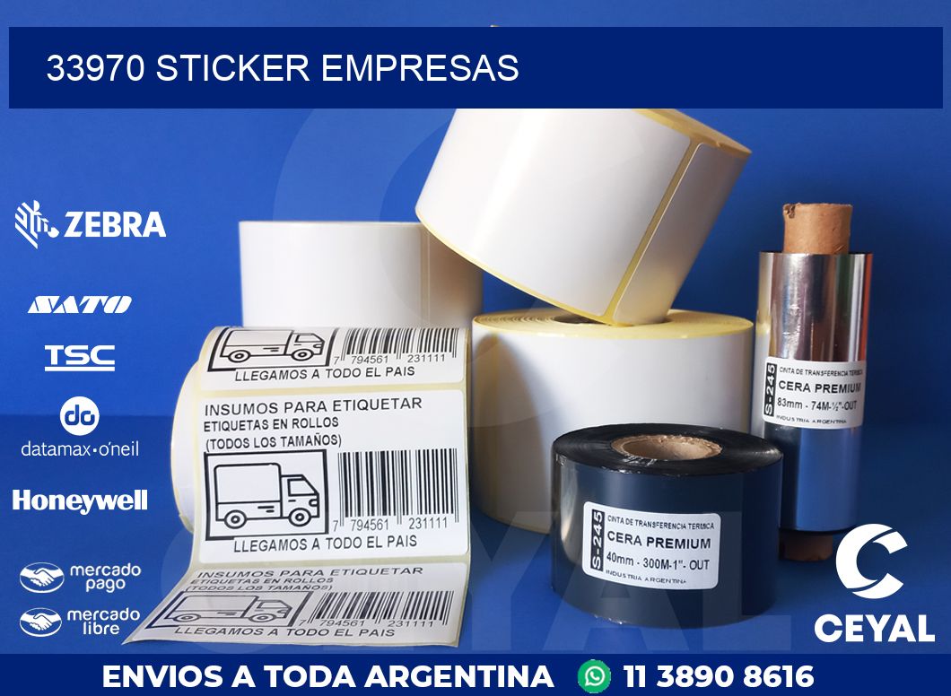 33970 STICKER EMPRESAS