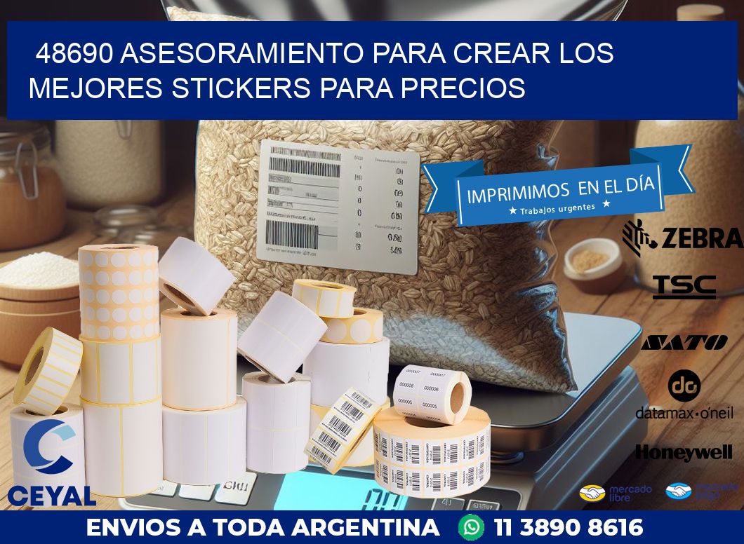 48690 ASESORAMIENTO PARA CREAR LOS MEJORES STICKERS PARA PRECIOS