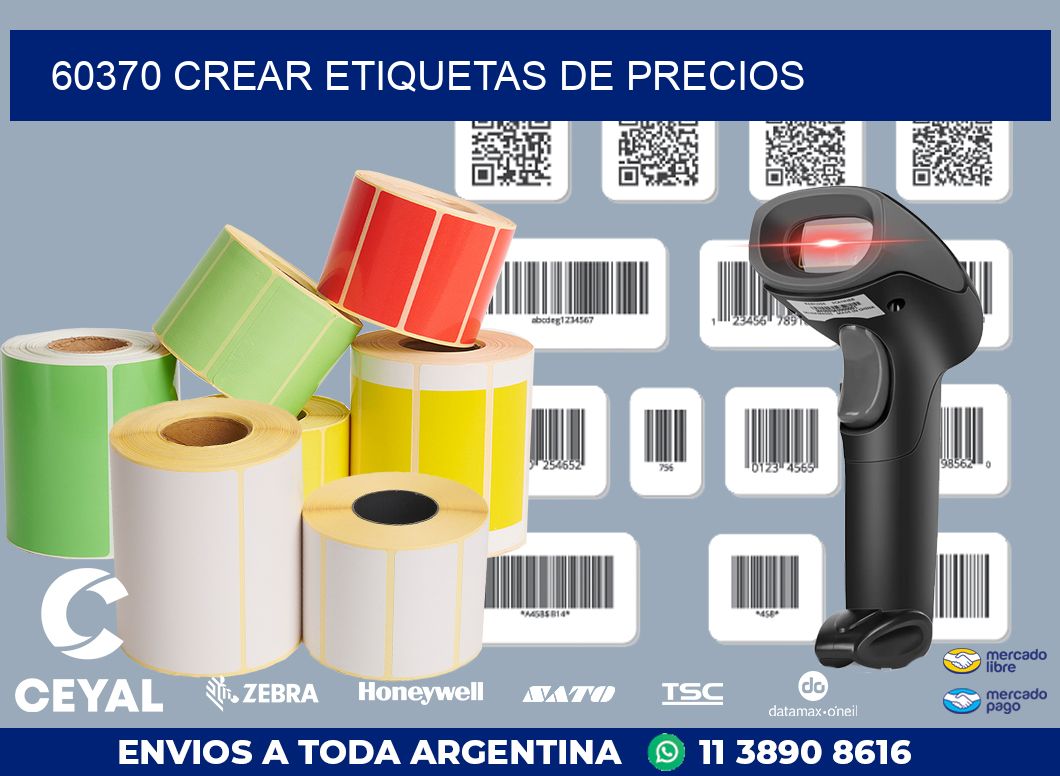 60370 CREAR ETIQUETAS DE PRECIOS