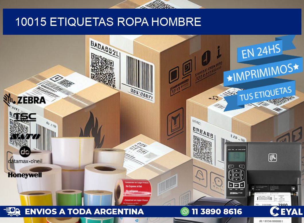 10015 ETIQUETAS ROPA HOMBRE