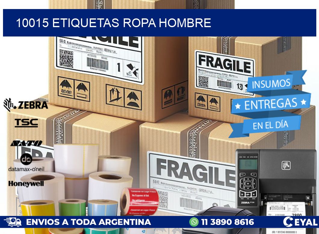 10015 ETIQUETAS ROPA HOMBRE