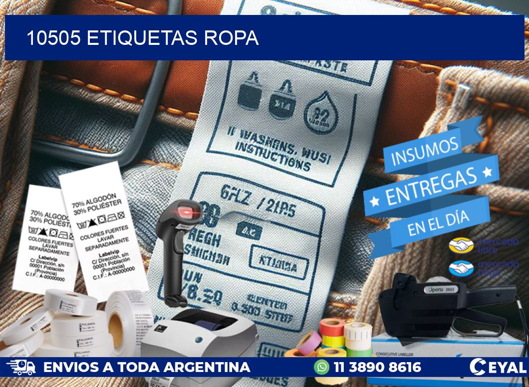 10505 ETIQUETAS ROPA