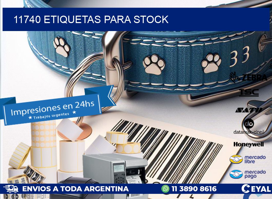 11740 ETIQUETAS PARA STOCK