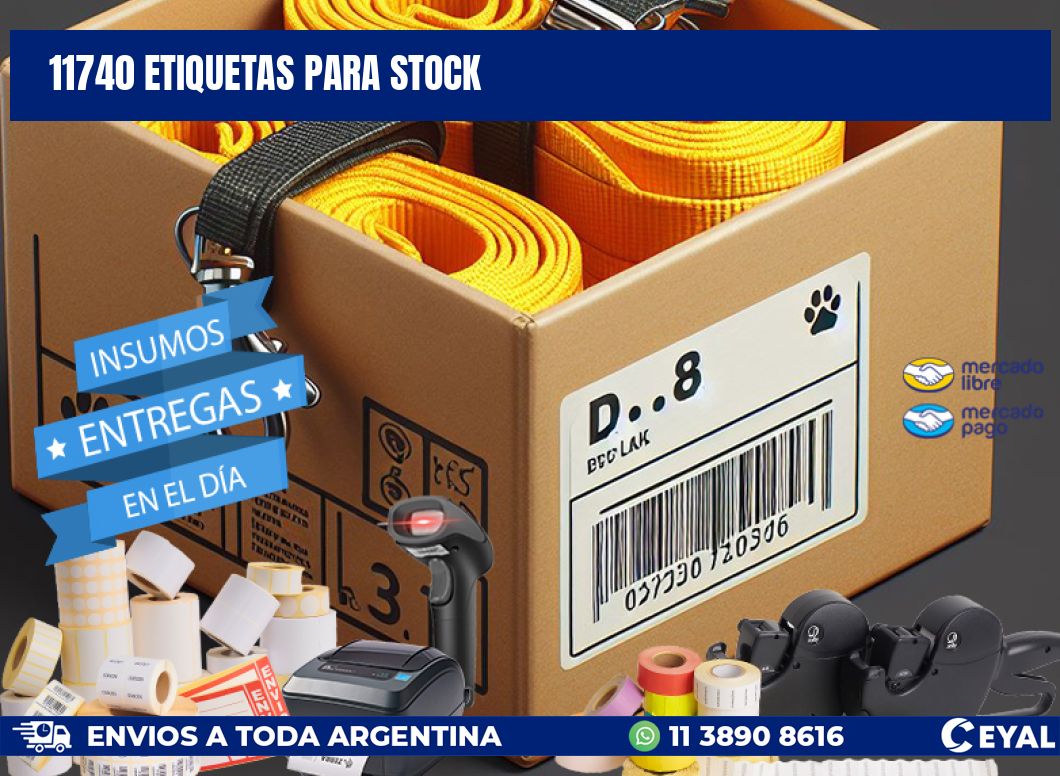 11740 ETIQUETAS PARA STOCK