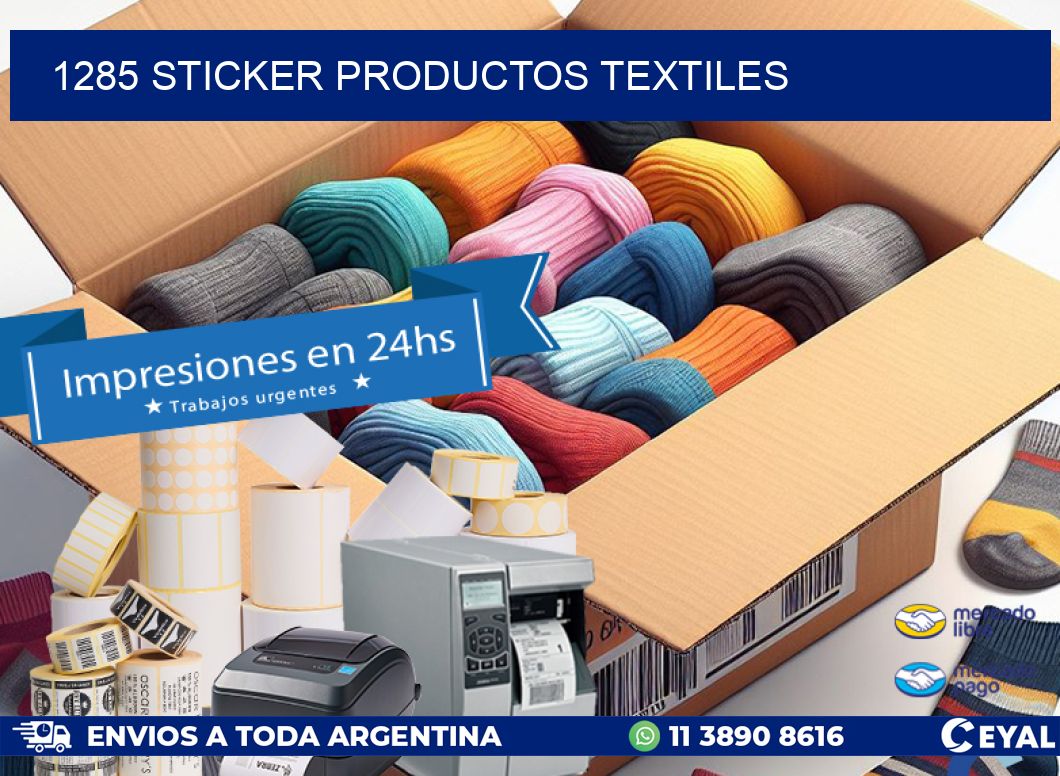 1285 STICKER PRODUCTOS TEXTILES