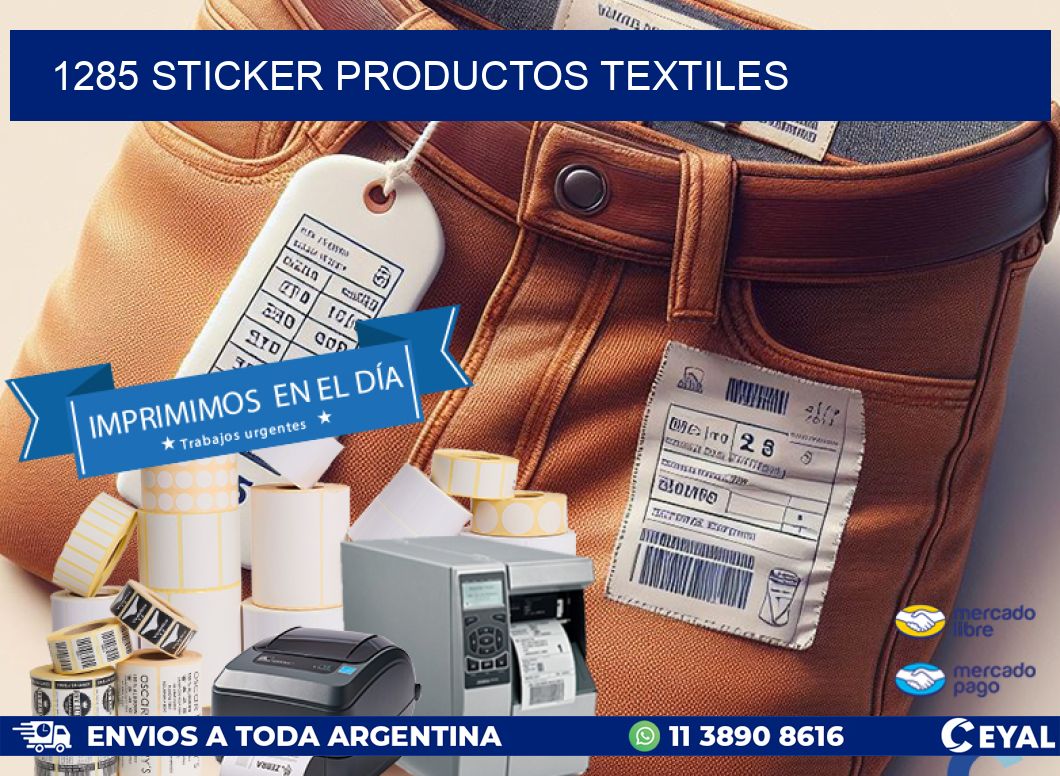 1285 STICKER PRODUCTOS TEXTILES