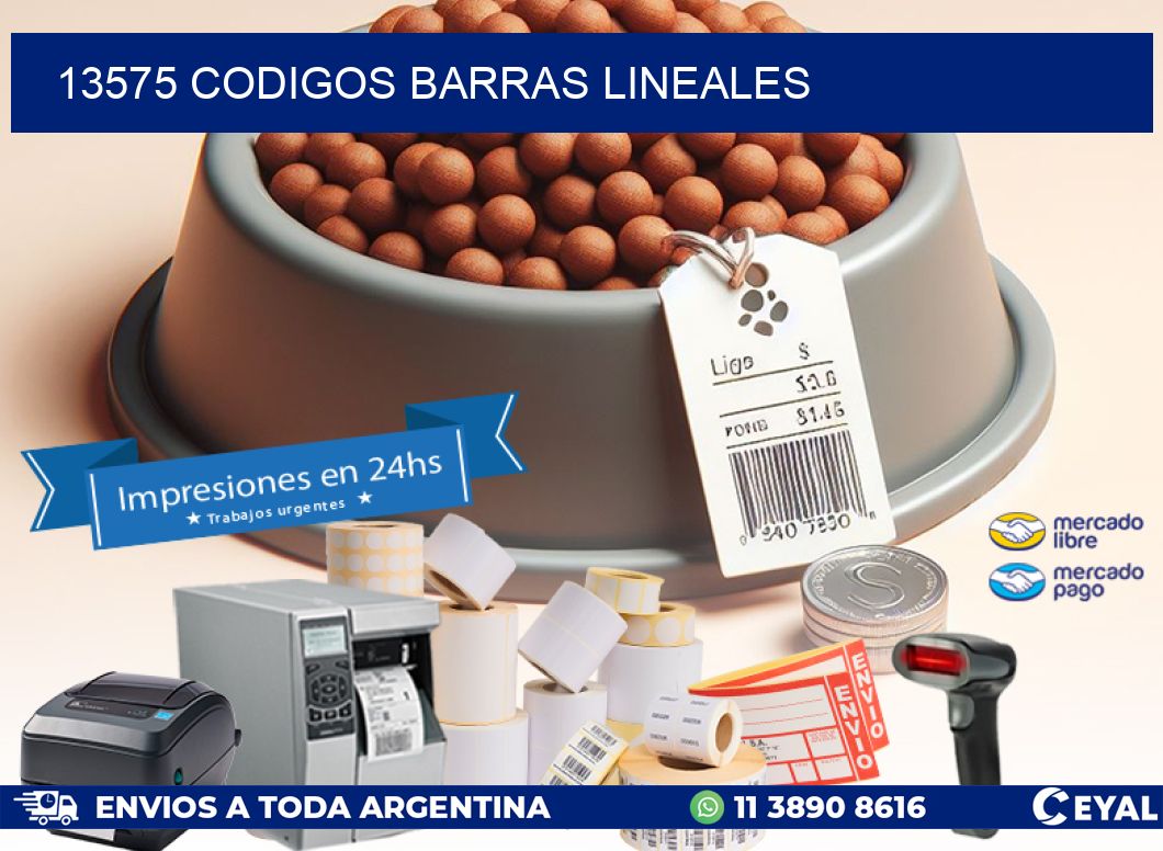 13575 CODIGOS BARRAS LINEALES