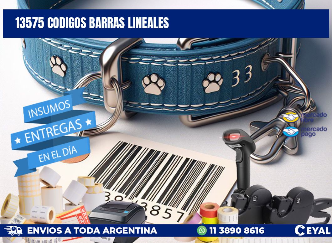 13575 CODIGOS BARRAS LINEALES