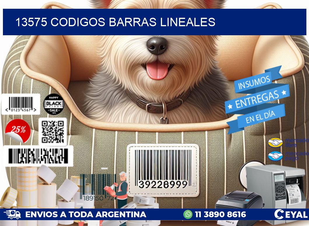 13575 CODIGOS BARRAS LINEALES