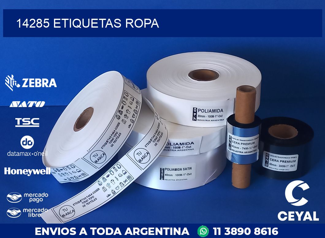 14285 ETIQUETAS ROPA