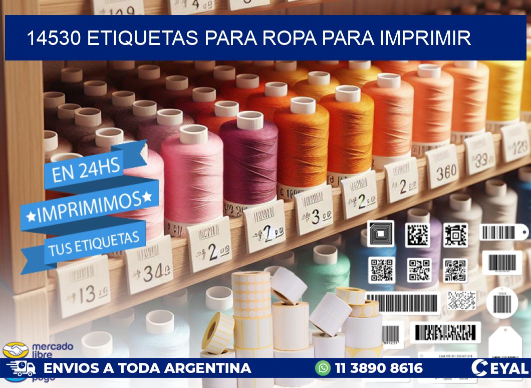 14530 ETIQUETAS PARA ROPA PARA IMPRIMIR