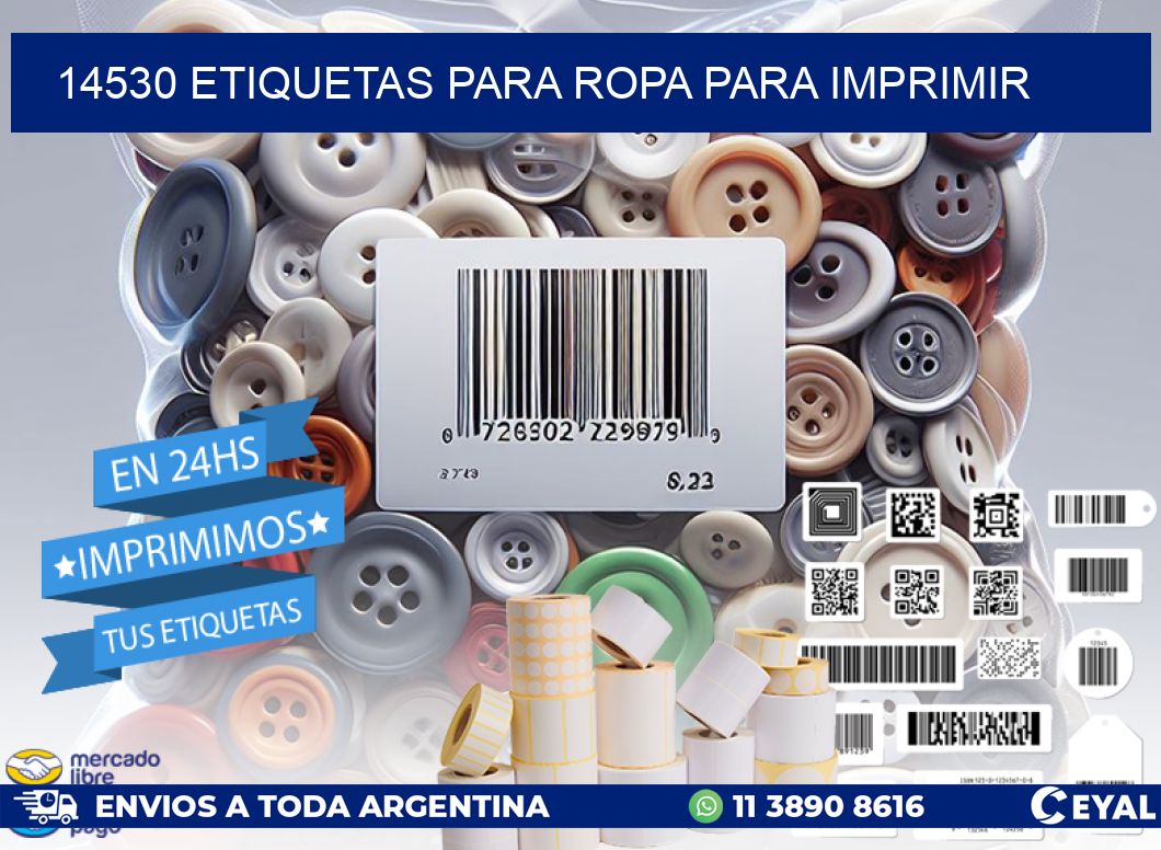 14530 ETIQUETAS PARA ROPA PARA IMPRIMIR