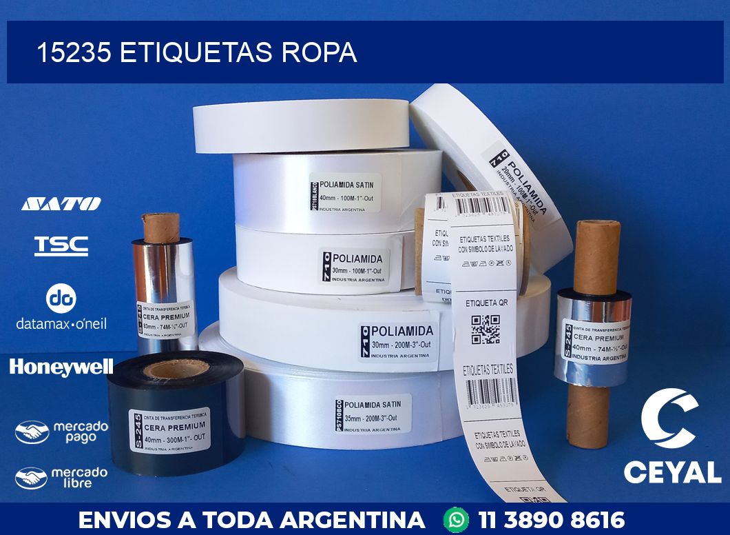 15235 ETIQUETAS ROPA