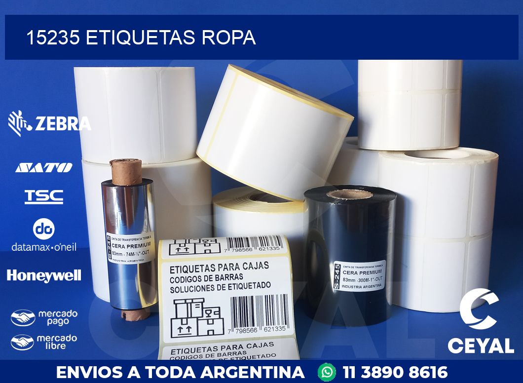 15235 ETIQUETAS ROPA