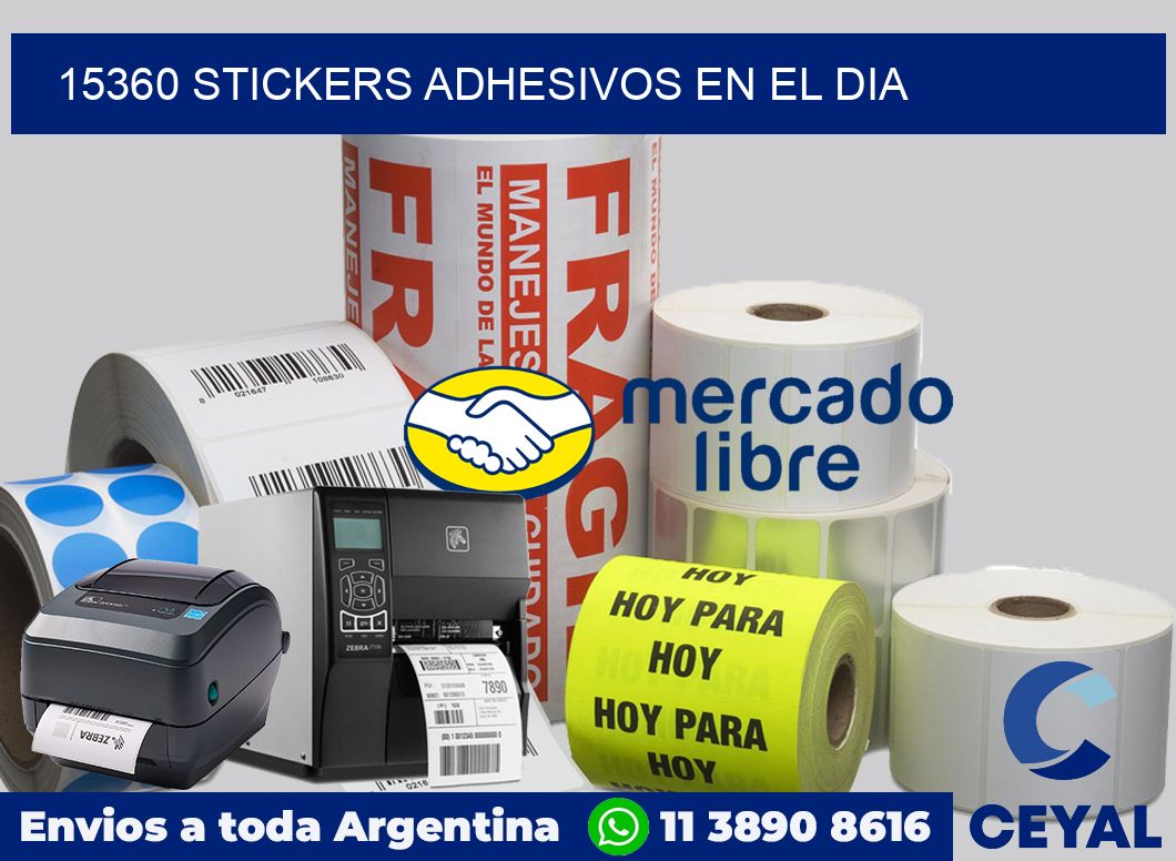 15360 stickers adhesivos en el dia