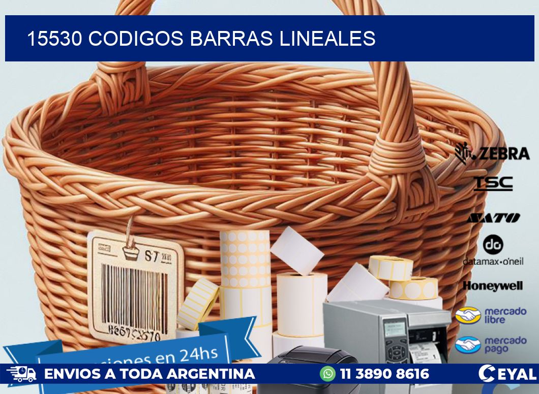 15530 CODIGOS BARRAS LINEALES