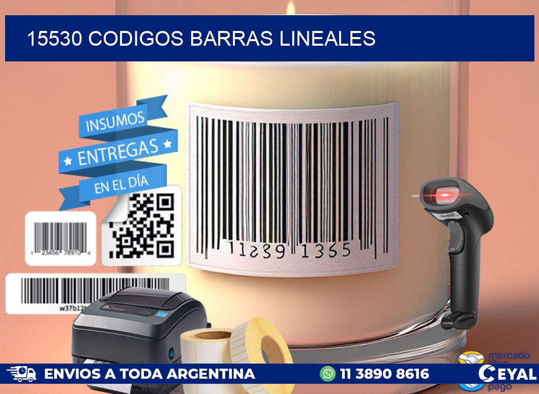 15530 CODIGOS BARRAS LINEALES