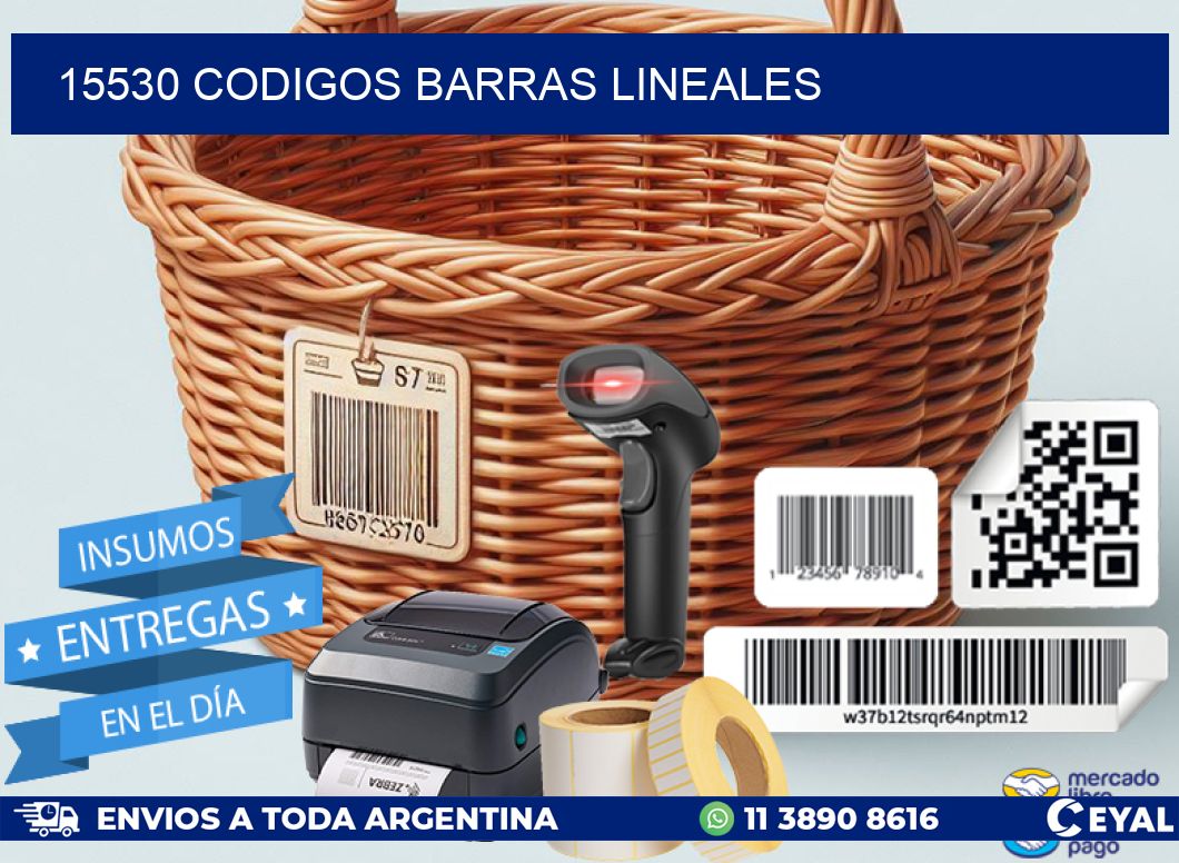 15530 CODIGOS BARRAS LINEALES