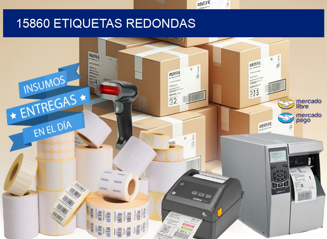 15860 ETIQUETAS REDONDAS