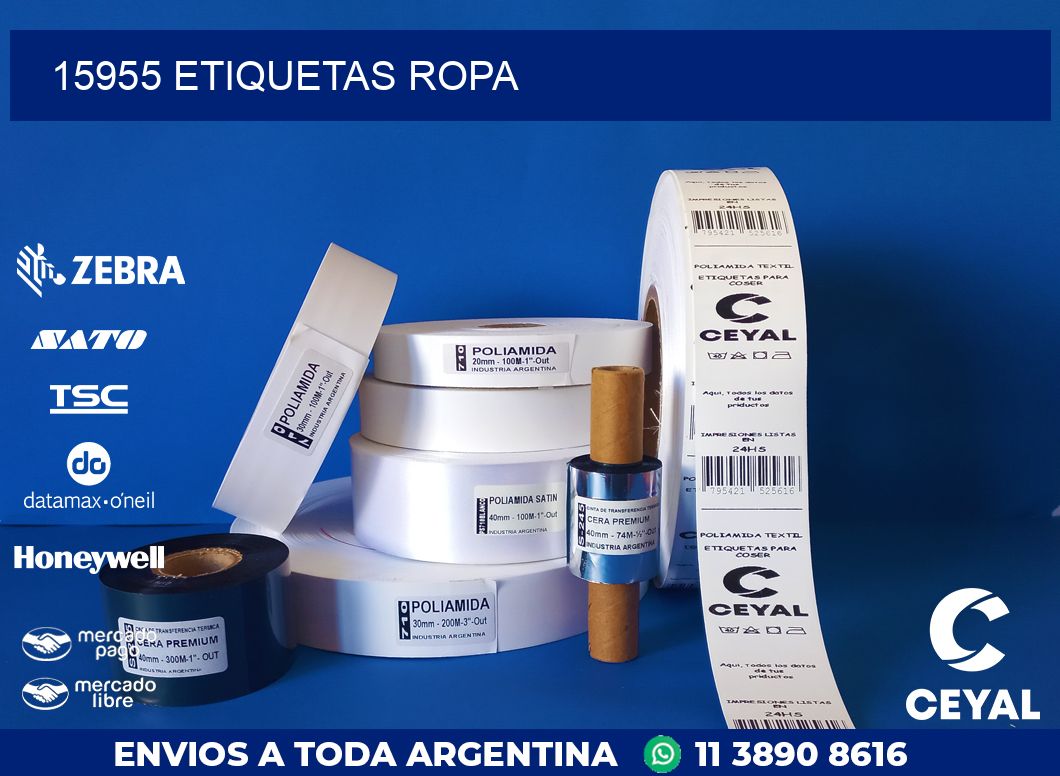 15955 ETIQUETAS ROPA