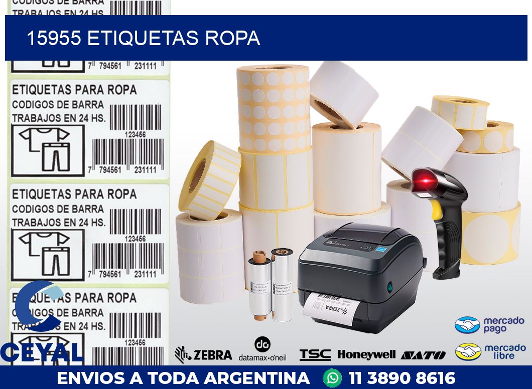 15955 ETIQUETAS ROPA