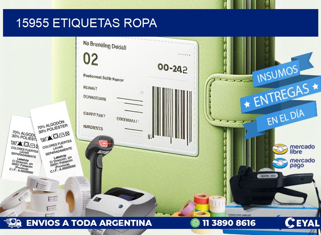 15955 ETIQUETAS ROPA