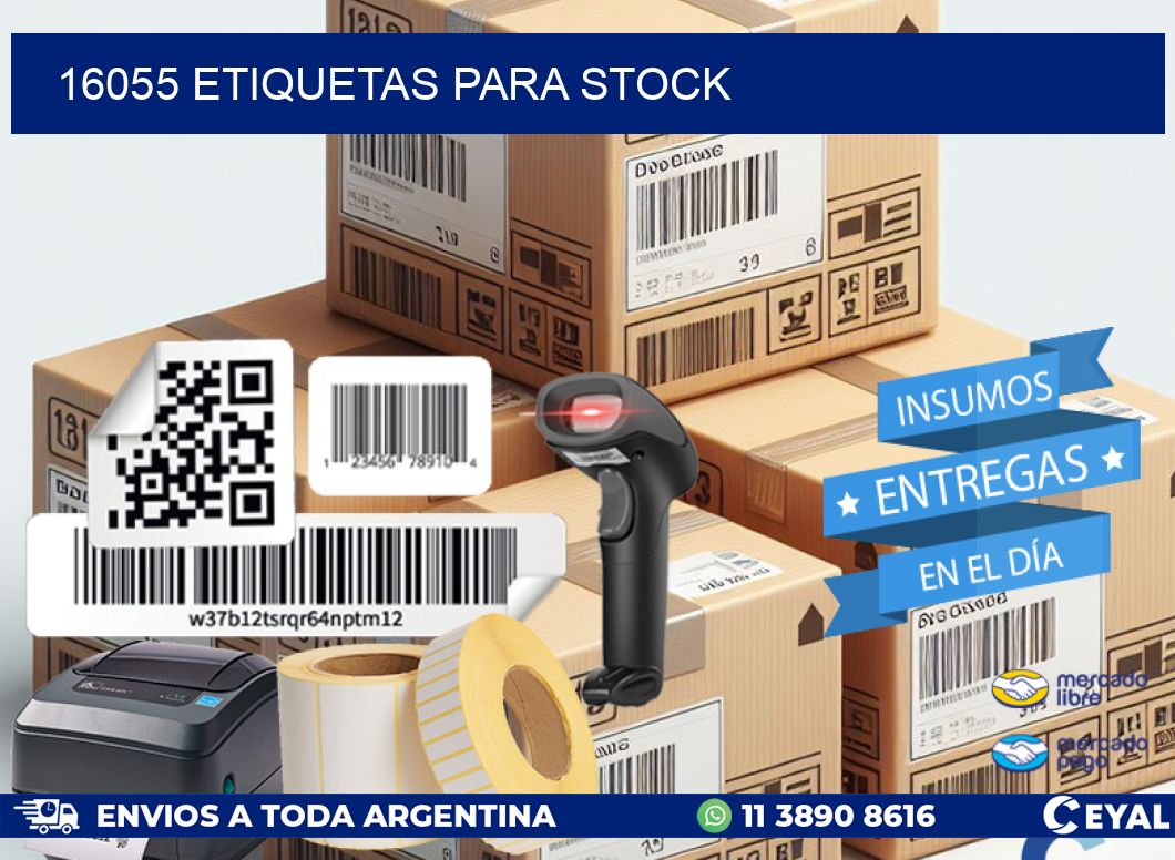 16055 ETIQUETAS PARA STOCK