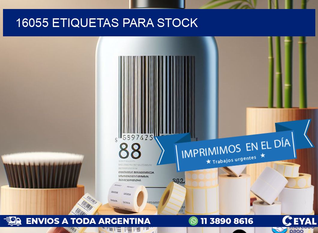 16055 ETIQUETAS PARA STOCK