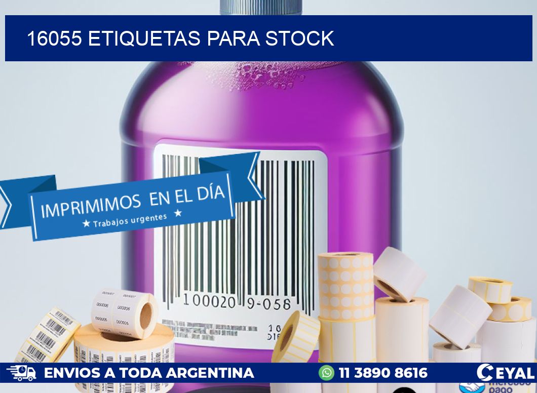 16055 ETIQUETAS PARA STOCK