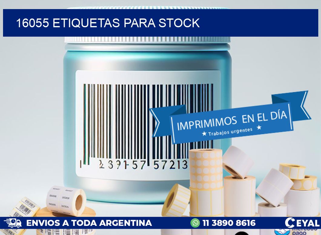 16055 ETIQUETAS PARA STOCK