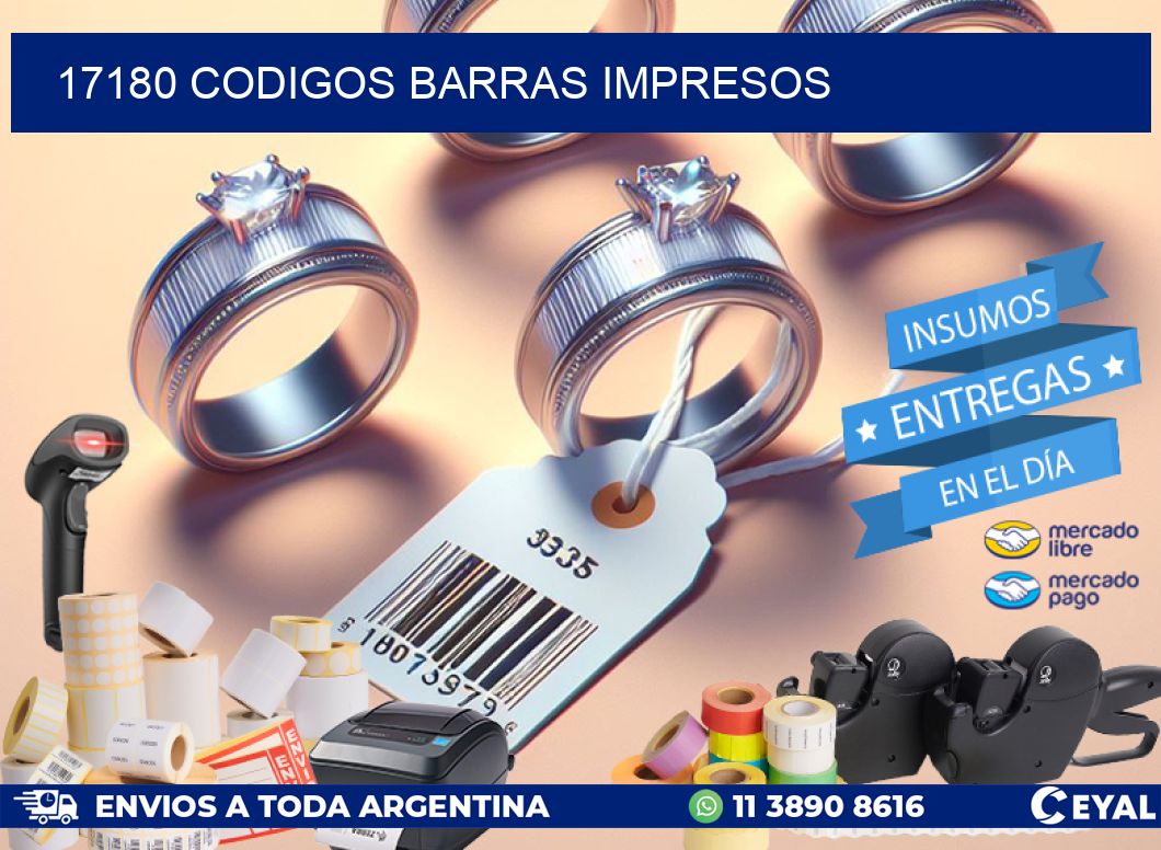 17180 CODIGOS BARRAS IMPRESOS