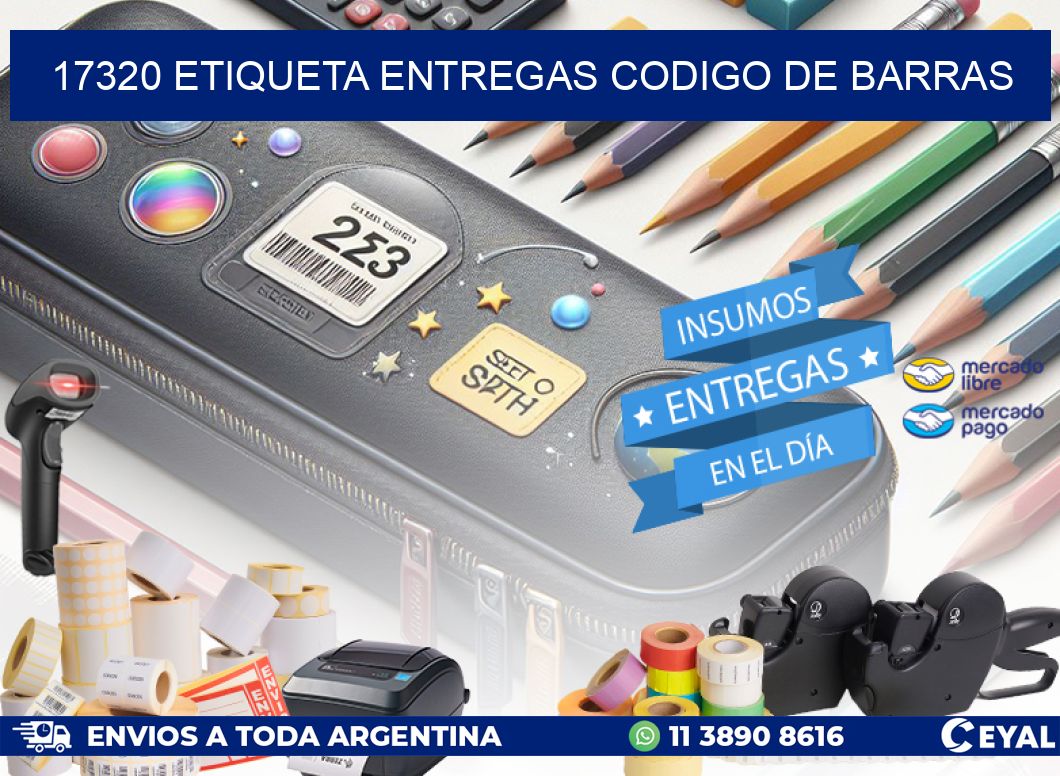 17320 ETIQUETA ENTREGAS CODIGO DE BARRAS