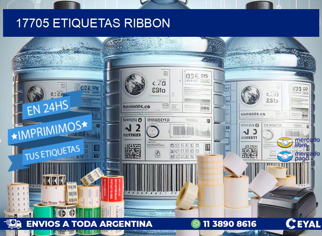 17705 ETIQUETAS RIBBON