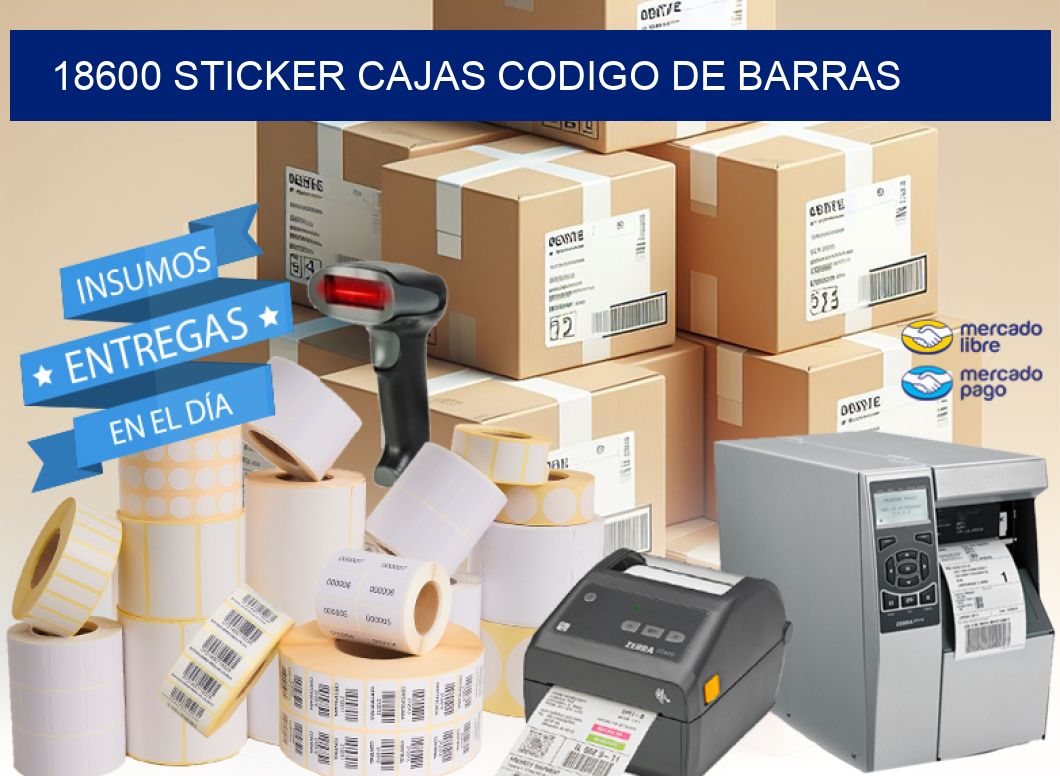 18600 STICKER CAJAS CODIGO DE BARRAS