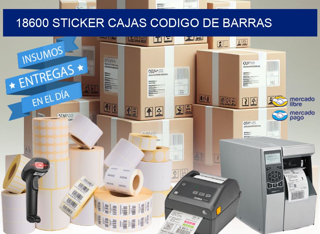 18600 STICKER CAJAS CODIGO DE BARRAS