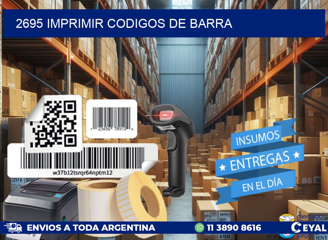 2695 imprimir codigos de barra