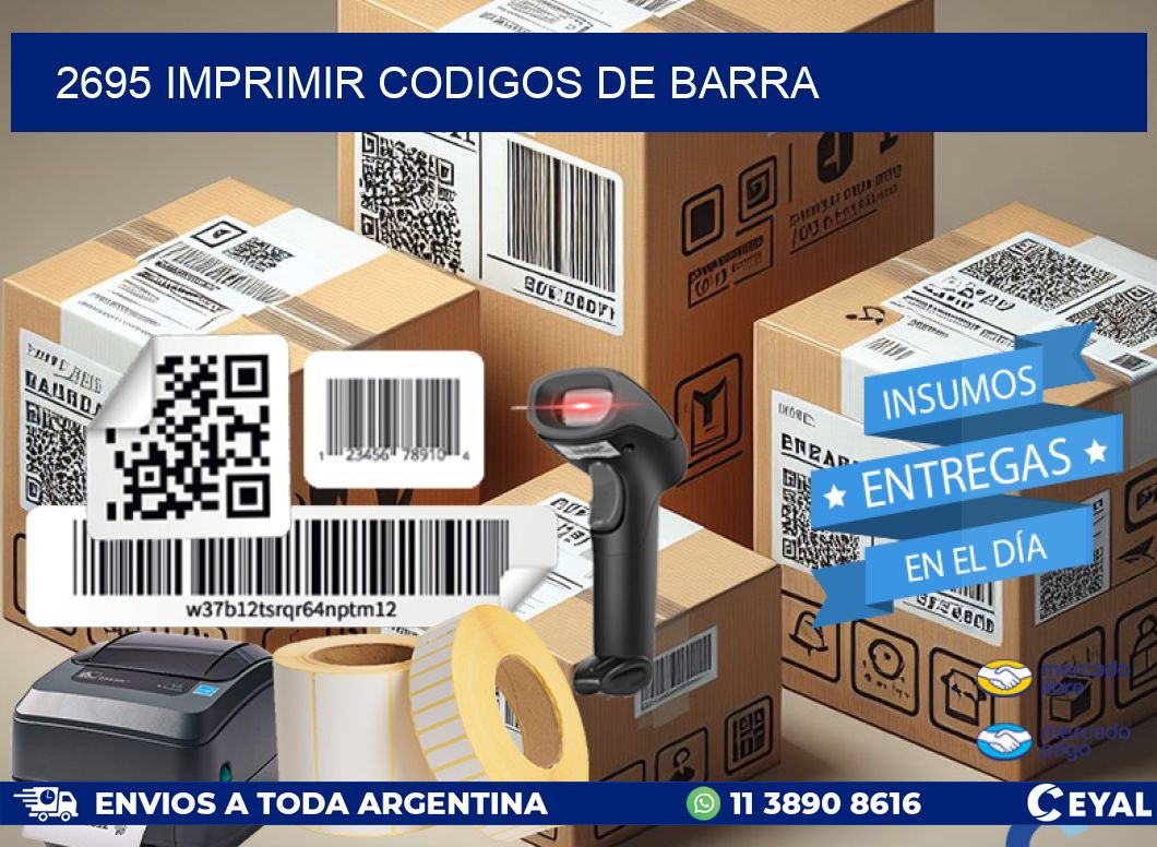 2695 imprimir codigos de barra