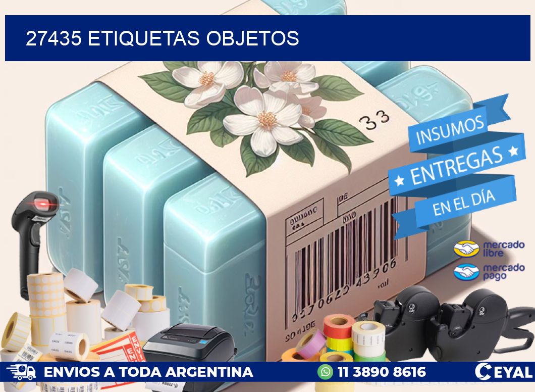 27435 etiquetas objetos