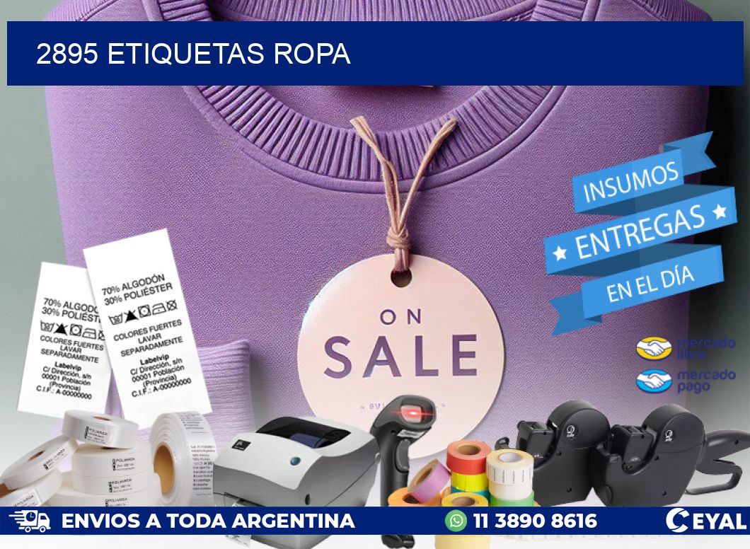 2895 ETIQUETAS ROPA