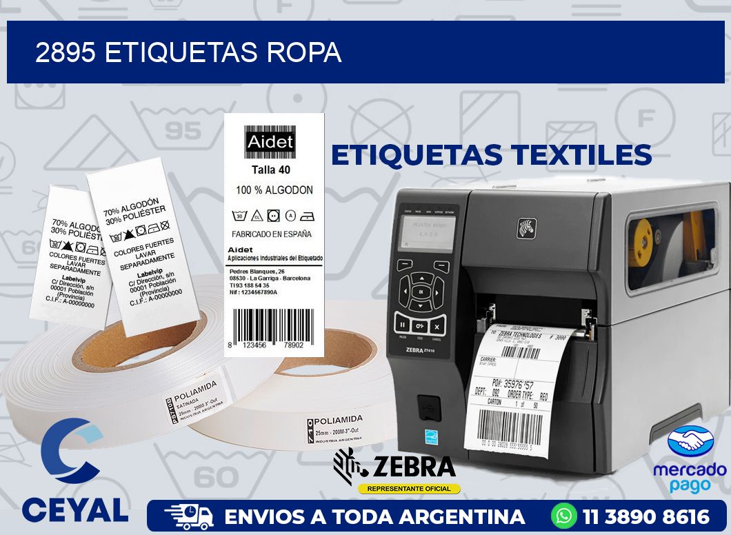 2895 ETIQUETAS ROPA