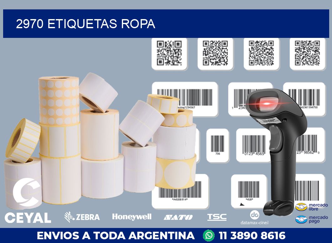 2970 ETIQUETAS ROPA