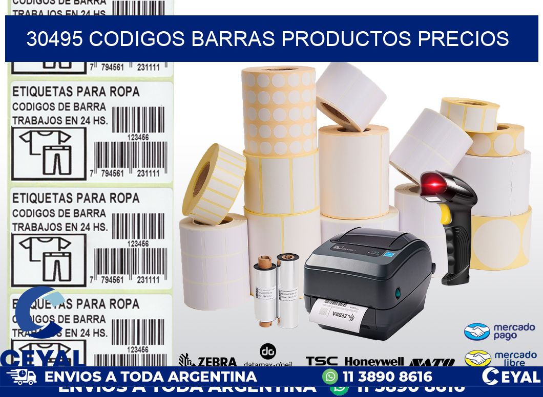 30495 CODIGOS BARRAS PRODUCTOS PRECIOS