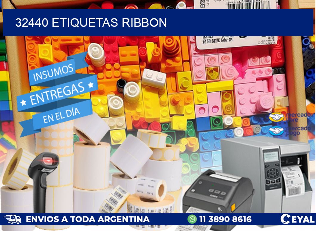 32440 ETIQUETAS RIBBON