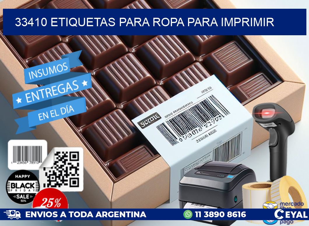 33410 ETIQUETAS PARA ROPA PARA IMPRIMIR