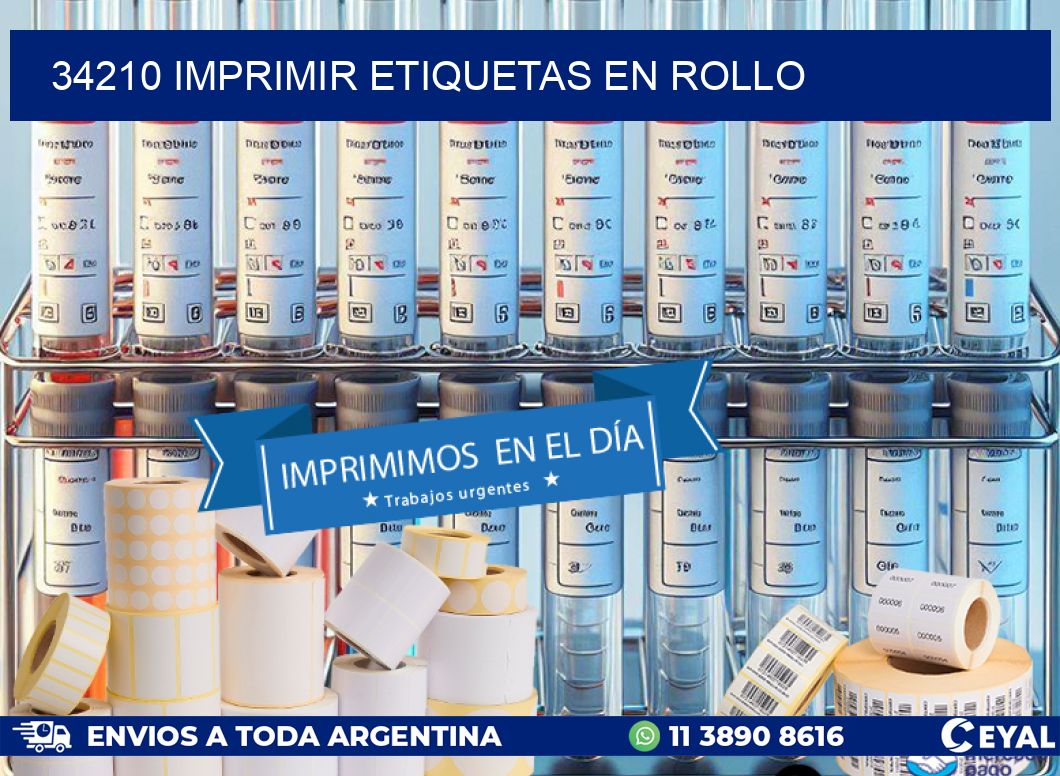 34210 imprimir etiquetas en rollo