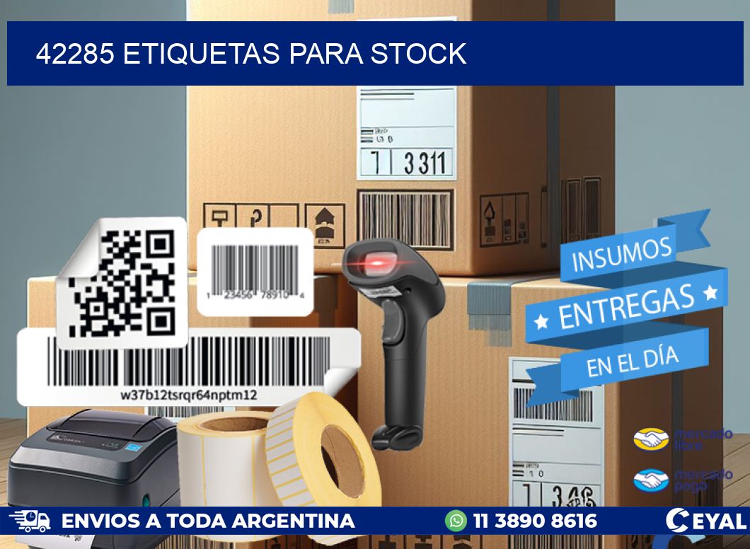 42285 ETIQUETAS PARA STOCK