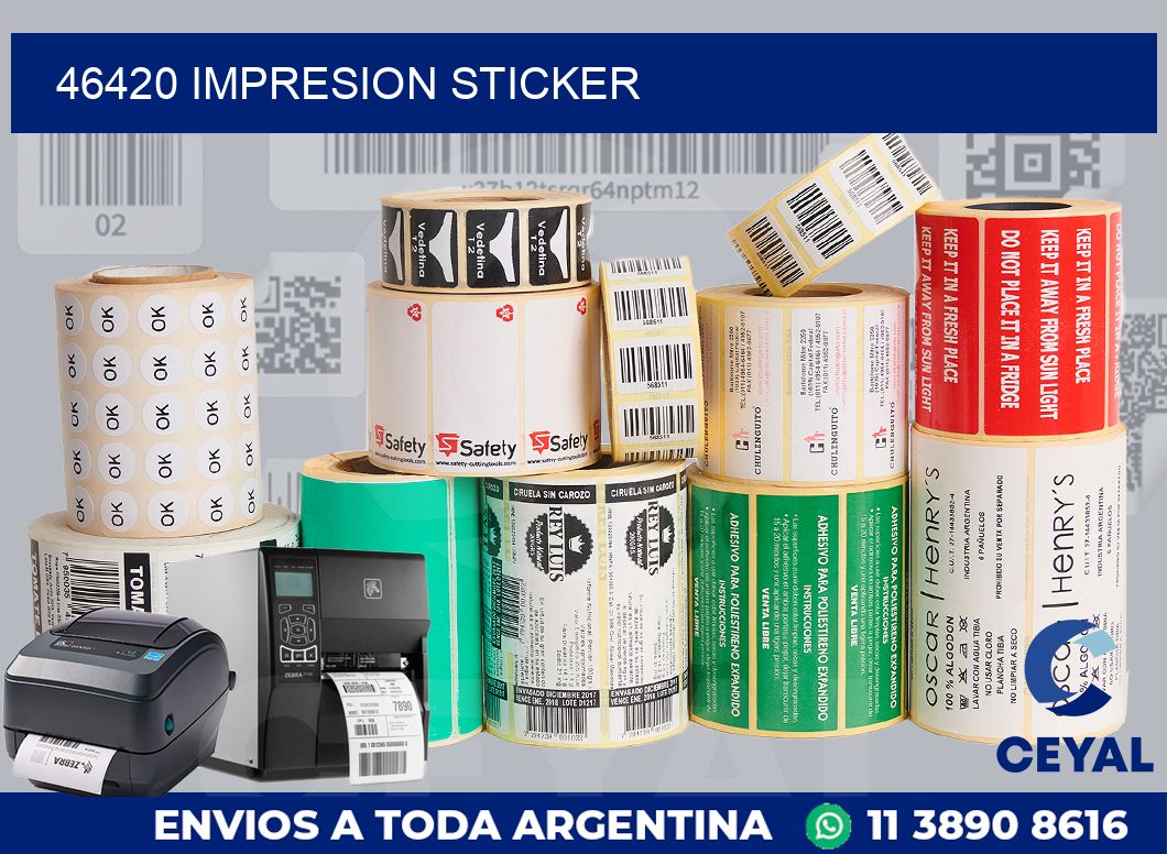 46420 Impresion sticker